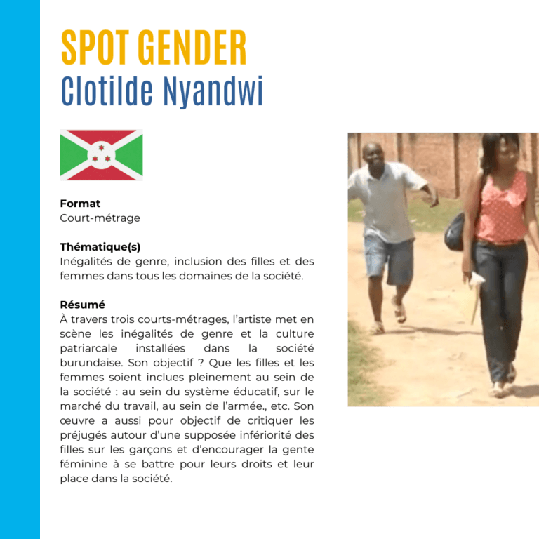 Spot Gender - Clotilde Nyandwi