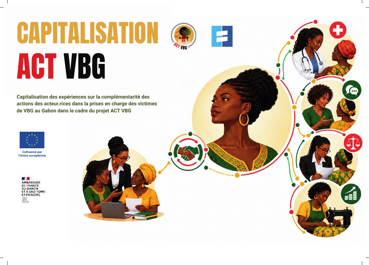 Couverture du rapport de capitalisation ACT VBG au Gabon, septembre 2026.